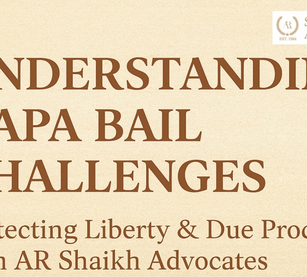 Bail and Criminal Justice Reform under UAPA
